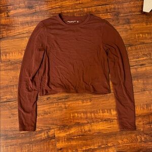 Abercrombie & Fitch Brown Crop Top | Size Small